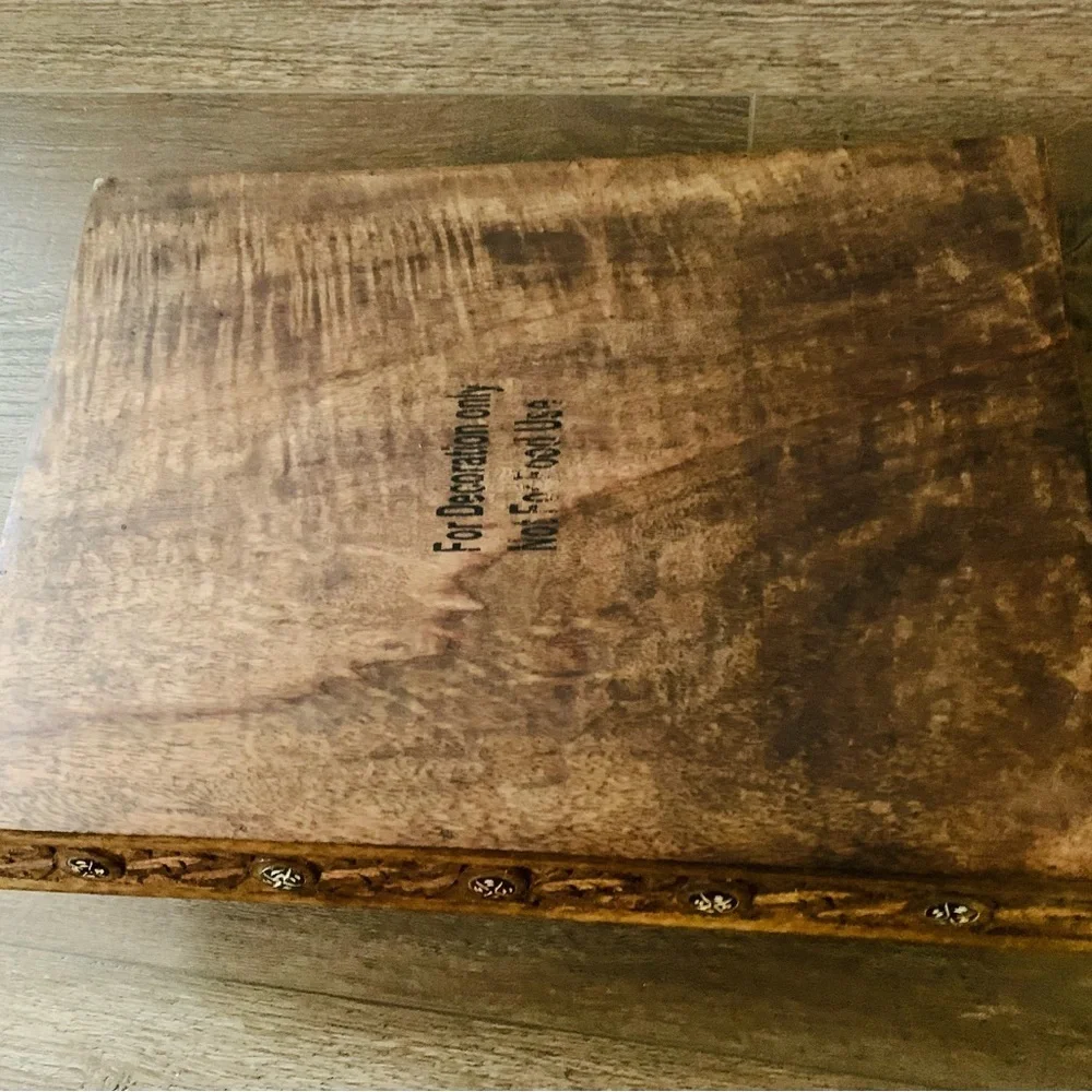 Handcrafted wooden tray
